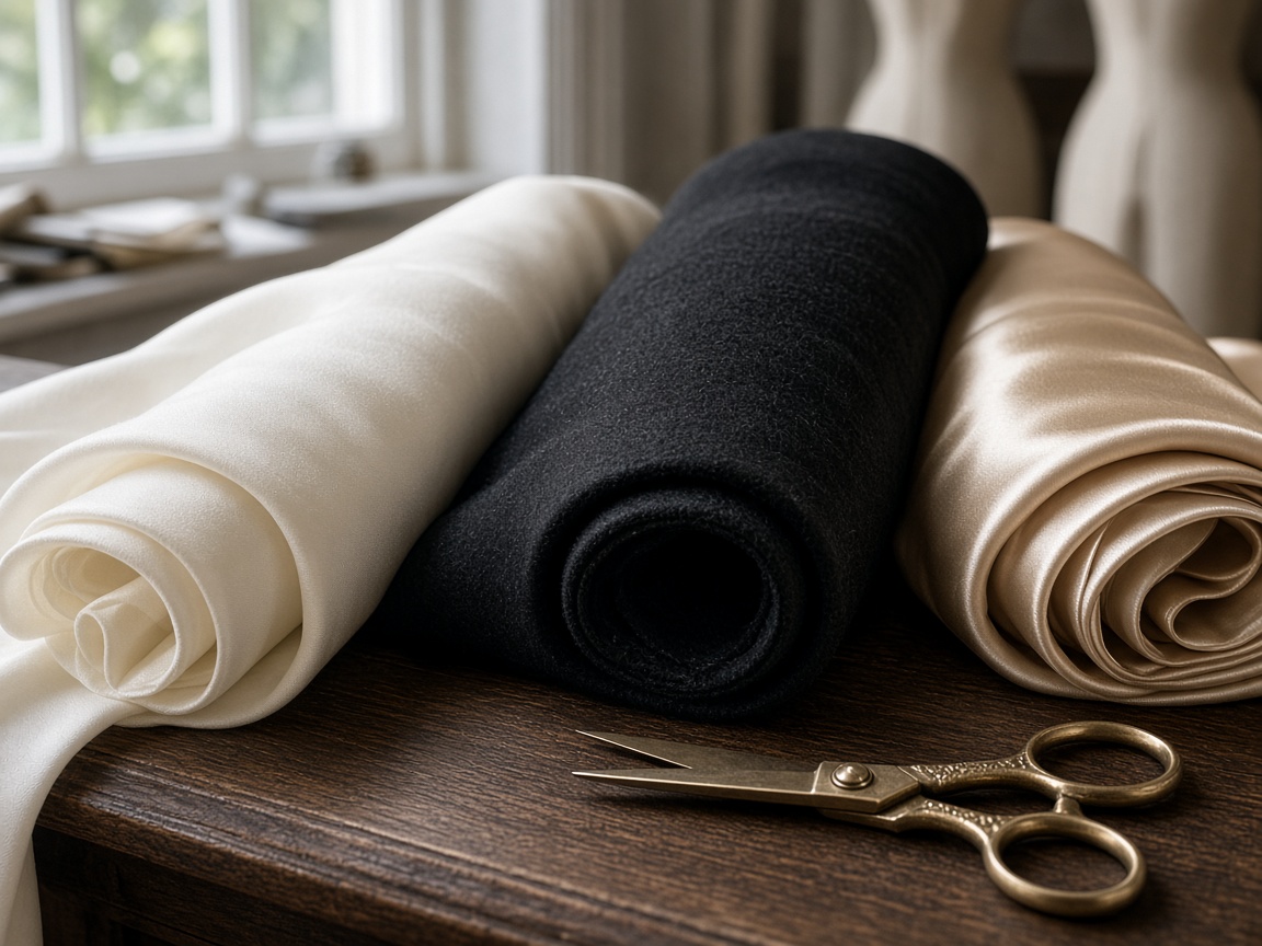 Cloth on the work table